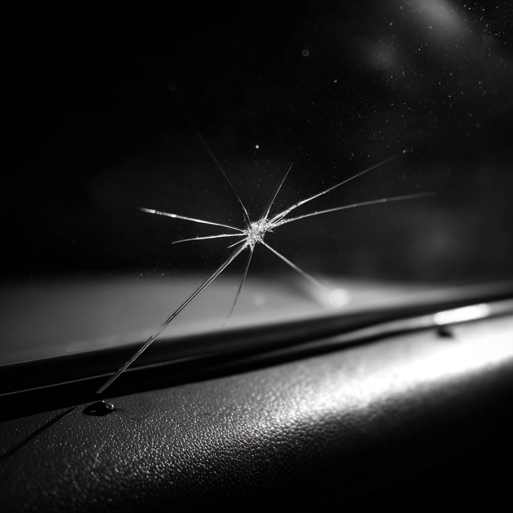 How stone chips turn into cracked windscreens