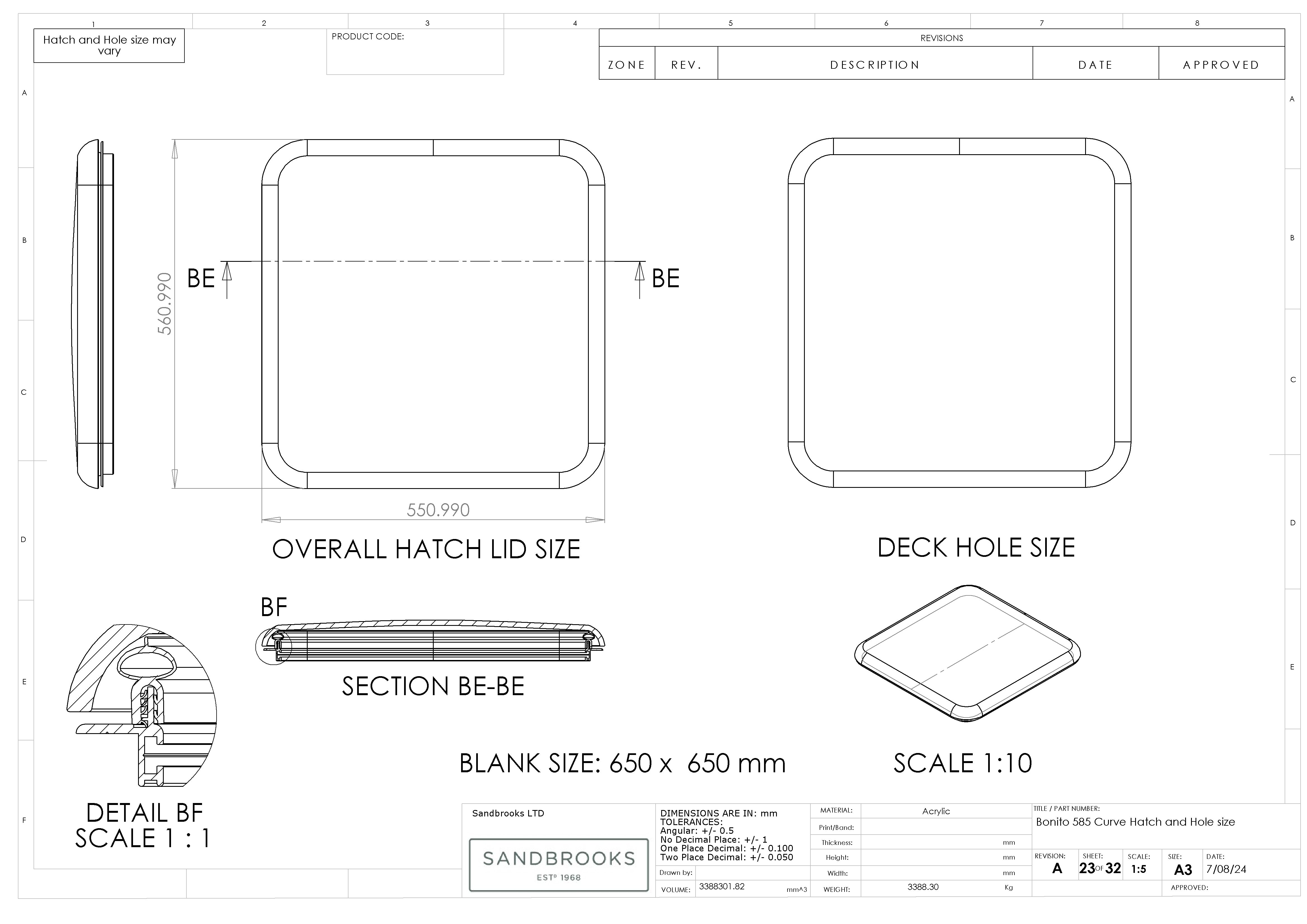 Moulded Hatch Covers