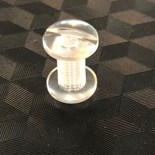 Clear screw and tube nut