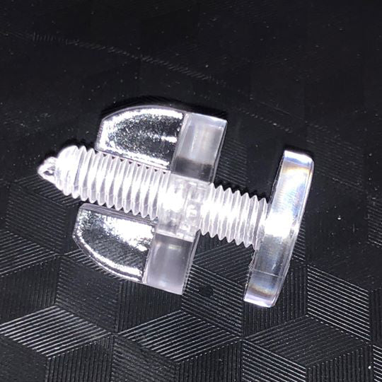 Clear SAFETY Screw & Wingnut