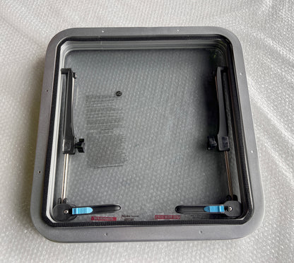 Marine Hatch 455 x 470mm with trim ring and flyscreen